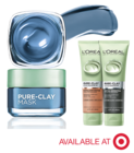 Save $1.00 on any L'Oréal Paris Pure Clay Mask or Cleanser Product