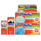 Save $1.00 on any ONE (1) package of NEW Hefty® Trash Bag Products (Valid on  Small or Medium Trash Bags, Recycling Bags, Compostables, and Renew)