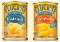 Save 60&#162; on any ONE (1) can of Luck's® Fried Apples or Fried Peaches